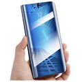 Samsung Galaxy S9 Luxury Mirror View Lompakkokotelo - Sininen