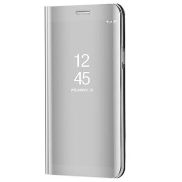 Luxury Series Mirror View Huawei Mate 10 Lompakkokotelo - Hopea