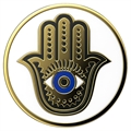 PopSockets Enamel Laajennettava Jalusta & Kahva - Hamsa Hand