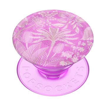 PopSockets PlantCore Laajennettava Jalusta & Kahva - Tan Lines Vivid Pink