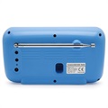 Kannettava DAB Radio & Bluetooth Kaiutin C10 (Avoin pakkaus - Tyydyttävä) - Valkoinen / Sininen