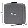 Sony Playstation 5 Kannettava EVA-Laukku - Harmaa