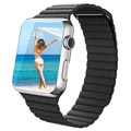 Apple Watch Series 4/3/2/1 Premium Nahkaranneke - 40mm, 38mm