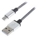 Ensiluokkainen USB 2.0 / MicroUSB - Kaapeli - 3m - Valkoinen