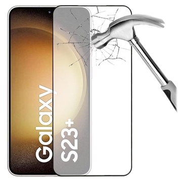 Prio 3D Samsung Galaxy S23+ 5G Karkaistu Panssarilasi - 9H - Musta