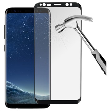 Prio 3D Samsung Galaxy S8 Karkaistu Panssarilasi - 9H - Musta