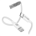 Prio Charge&Sync MFI USB-C / Lightning Kaapeli - 1m - Valkoinen