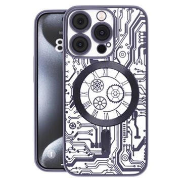 iPhone 16 Pro Max Prio Elegantti Mag-kotelo, jossa on kameran objektiivin suojus - Musta