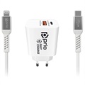 Prio Fast Charge MFi Lightning Laturisetti - 20W - Valkoinen