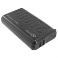 Prio Fast Charge Varavirtalähde - 2xUSB-A, USB-C - 20000mAh - Musta