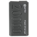 Prio Fast Charge Varavirtalähde - 2xUSB-A, USB-C - 20000mAh - Musta