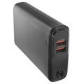 Prio Fast Charge Varavirtalähde - 2xUSB-A, USB-C - 20000mAh - Musta