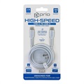 Prio High-Speed Type-C Cable - 1,2m - 100W, 5A - White