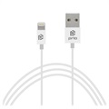 Prio MFi USB-A / Lightning-Kaapeli - 2.4A, 480Mbps - 1m - Valkoinen