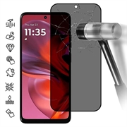Motorola Moto G05 Yksityisyyttä Suojaava Täysin Peittävä Panssarilasi - Musta Reuna