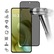 Motorola Moto G86/G86 Power Yksityisyyttä Suojaava Täysin Peittävä Panssarilasi - 9H - Musta Reuna
