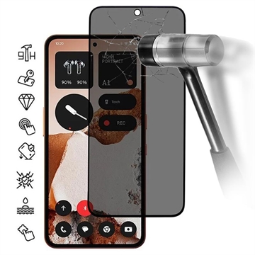 Nothing CMF Phone 2 Pro Yksityisyyttä Suojaava Täysin Peittävä Panssarilasi - Musta Reuna