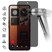 Nothing Phone (3a)/(3a) Pro Yksityisyyttä Suojaava Täysin Peittävä Panssarilasi - Musta Reuna