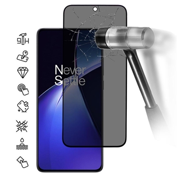OnePlus Nord CE5 Yksityisyyttä Suojaava Täysin Peittävä Panssarilasi - 9H - Musta Reuna