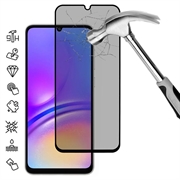 Samsung Galaxy A07 4G/A06 Täysi Yksityisyyssuoja Panssarilasi - 9H - Musta Reuna