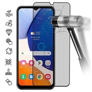Samsung Galaxy A16 Yksityisyyttä Suojaava Täysin Peittävä Panssarilasi - 9H - Musta Reuna