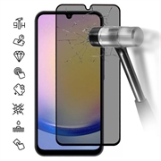 Samsung Galaxy A26 Yksityisyyttä Suojaava Täysin Peittävä Panssarilasi - Musta Reuna