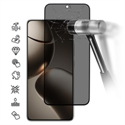 Xiaomi 15T/15T Pro Yksityisyyden suoja karkaistusta valmistettu Panssarilasi - 9H - Musta Reuna