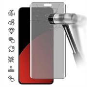 Xiaomi Civi 4 Pro/14 Civi Yksityisyyttä Suojaava Täysin Peittävä Panssarilasi - 9H - Musta Reuna