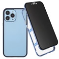 Yksityisyyssuoja Sarja iPhone 13 Pro Max Magneettinen Suojakotelo - Sininen