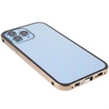 Yksityisyyssuoja Sarja iPhone 13 Pro Max Magneettinen Suojakotelo - Kulta