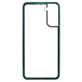 Yksityisyyssuoja Sarja Samsung Galaxy S21 5G Magneettinen Suojakotelo - Vihreä