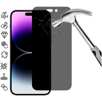 iPhone 16 Yksityisyyssuoja Panssarilasi - 9H 