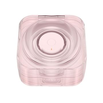 Suojaava TPU Asia Samsung Galaxy Ring latauskotelo - läpinäkyvä vaaleanpunainen