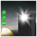 Psooo PS-400 Aurinko Varavirtalähde - 4xUSB-A, 50000mAh