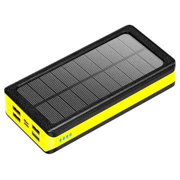 Psooo PS-406 Varavirtalähde Aurinkokennolla/Langaton Laturi - 20000mAh