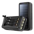 Psooo PS-618 30000mAh aurinkoenergiapankki, jossa on käsikahva
