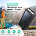 Psooo PS-618 30000mAh aurinkoenergiapankki, jossa on käsikahva