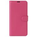Nokia 5 Kuvioitu Lompakkokotelo - Kuuma Pinkki