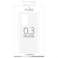 Puro 0.3 Nude OnePlus 9 TPU Suojakuori - Läpinäkyvä