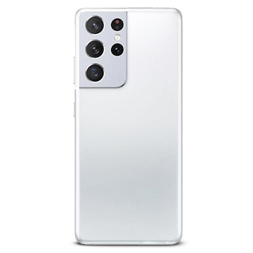 Puro 0.3 Nude Samsung Galaxy S21 Ultra 5G TPU Suojakuori - Läpinäkyvä