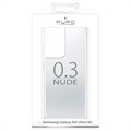 Puro 0.3 Nude Samsung Galaxy S21 Ultra 5G TPU Suojakuori - Läpinäkyvä