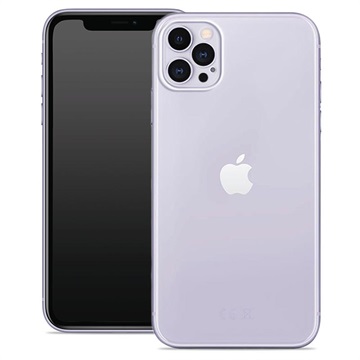 Puro 0.3 Nude iPhone 12/12 Pro TPU Suojakuori - Läpinäkyvä