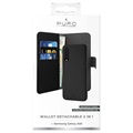 Puro 2-in-1 Samsung Galaxy A50 Magneettinen Lompakkokotelo - Musta