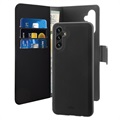 Puro 2-in-1 Samsung Galaxy A13 5G Magneettinen Lompakkokotelo - Musta
