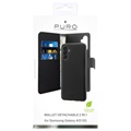 Puro 2-in-1 Samsung Galaxy A13 5G Magneettinen Lompakkokotelo - Musta