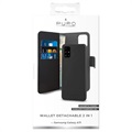 Puro 2-in-1 Magneettinen Samsung Galaxy A71 Lompakkokotelo - Musta