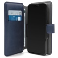 Puro 360 Pyörivä Yleismallinen Älypuhelimen Läppäkotelo - XXL (Avoin pakkaus - Erinomainen) - Sininen