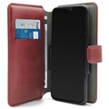 Puro 360 Pyörivä Yleismallinen Älypuhelimen Läppäkotelo - XL - Punainen