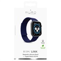 Puro Icon Link Apple Watch Series Ultra 2/Ultra/9/8/SE (2022)/7/SE/6/5/4/3/2/1 Hihna - 49mm/45mm/44mm/42mm - Sininen