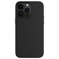 Puro Icon iPhone 13 Pro Max Silikonikotelo - Musta